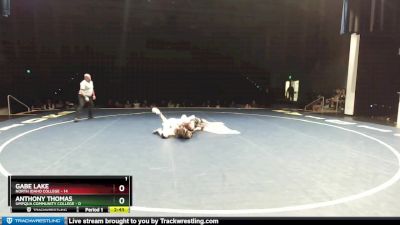 165 lbs Finals (2 Team) - Anthony Thomas, Umpqua Community College vs Gabe Lake, North Idaho College