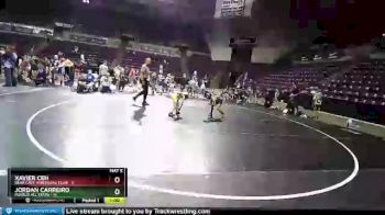53 lbs Round 1 (10 Team) - Xavier Ceh, Bear Cave Wrestling Club vs Jordan Carreiro, Pueblo All Stars