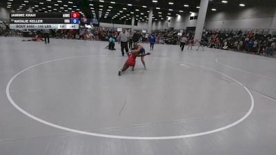 145 lbs Cons. Rd Of 16 - Jammie Krah, Ankeny Girls Wrestling Club vs Natalie Keller, Ubasa Wrestling Academy