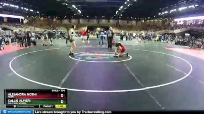 130 lbs Cons. Round 2 - Alejandra Notni, Miami vs Callie Alfieri, Gulf ...