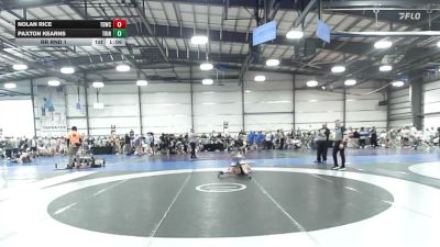 132 lbs Rr Rnd 1 - Nolan Rice, TDWC Maniacs Blue - HSB vs Paxton Kearns, Trinity Top Team - HSB