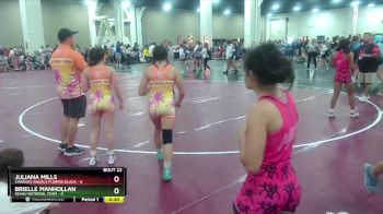 105 lbs Round 6 (8 Team) - Bianca Elleza Ribeiro-Barbosa, Charlies Angels Florida Black vs Jaden Evans, SEAAU National Team