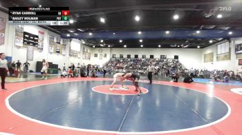 157 Boys 1st Place Match - Bailey Holman, Poway vs Ryan Carroll, Granite Hills