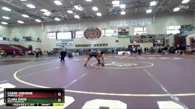 114 lbs Champ. Round 2 - Clara Davis, Rocky Mountain vs Cassie Osborne, American Falls