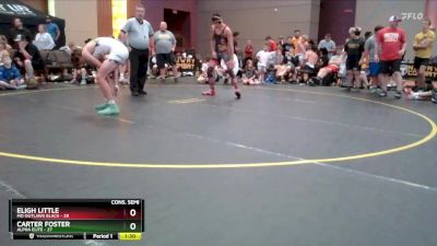 150 lbs Semis & 1st Wrestleback (8 Team) - Eligh Little, MO Outlaws Black vs Carter Foster, Alpha Elite