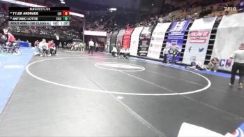 190 Class 4 lbs Champ. Round 1 - Tyler Andrade, Lee`s Summit North vs Antonio Lottie, Seckman