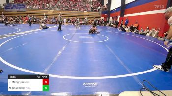 85 lbs Semifinal - Jacob Mangrum, Wagoner Takedown Club vs Noah Shuemake, Pirate Wrestling Club