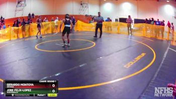 120 lbs Champ. Round 1 - Gerardo Montoya, Orange vs Jobe Felix-Lopez, Montebello