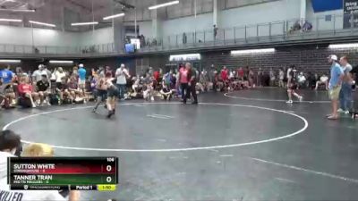 106 lbs Semis & 3rd Wb (16 Team) - Tanner Tran, Mid TN Maulers vs Sutton White, StrongHouse