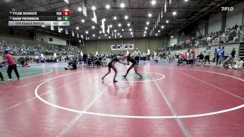 115 lbs 7th Place Match - Sage Peterson, Gardner Edgerton vs Tylee Schultz, Pine Creek