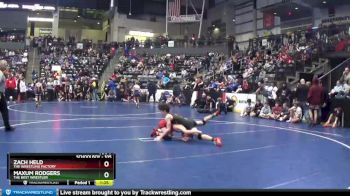 105 lbs Champ. Round 1 - Maxum Rodgers, The Best Wrestler vs Zach Held, The Wrestling Factory