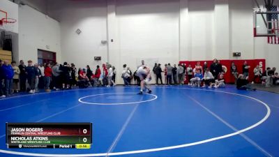 150 lbs Champ. Round 2 - Jason Rogers, Franklin Central Wrestling Club vs Nicholas Atkins, Whiteland Wrestling Club