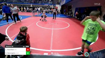 55 lbs Round Of 16 - Levi Hamilton, Vinita Kids Wrestling vs Samuel Remington, Jenks Trojan Wrestling Club