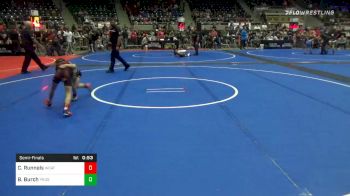 52 lbs Semifinal - Camden Runnels, Wildcat Takedown Club vs Blaze Burch, Prodigy WC