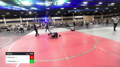 Rr Rnd 2 - Kendrick Brewer, Dub Wrestling vs Jeremiah Martinez, SoCal Hammers