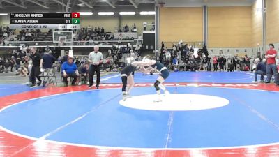 126 lbs Consi Of 8 #2 - Jocelyn Antes, Frontier vs Maisa Allen, Otter Valley