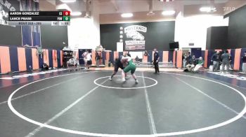 285 lbs Champ. Round 1 - Aaron Gonzalez, Canyon Springs vs Lance Pease, Poway