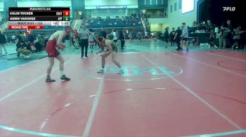 133 lbs Champ. Round 2 - Aiden Vasquez, Apprentice School vs Colin Tucker, Cumberlands (Ky.)