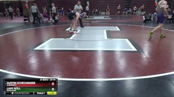 JV-14 lbs 3rd Place Match - Liam Noll, Muscatine vs Austin Schechinger, Alburnett