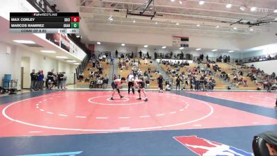 120 lbs Consi Of 8 #2 - Max Corley, Social Circle USA Takedown vs Marcos Ramirez, Coahulla Creek High School Wrestling