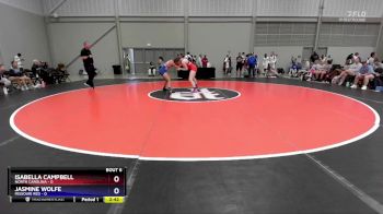 135 lbs Semis & 1st Wrestleback (8 Team) - Isabella Campbell, North Carolina vs Jasmine Wolfe, Missouri Red