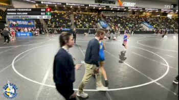 120 lbs Cons. Round 1 - Audrey Feuerhelm, Decorah vs Serena Sullens, Wahlert Catholic