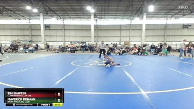 42 lbs Round 3 - Maverick DeHaan, Rigby Wrestling Club vs Tim Shaffer, Clearwater Valley USA