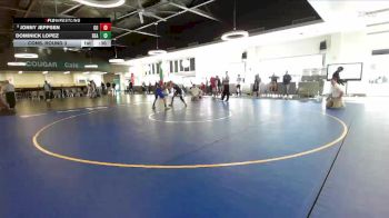 138 lbs Cons. Round 3 - Jonny Jeppsen, Great Oak vs Dominick Lopez, Beaumont