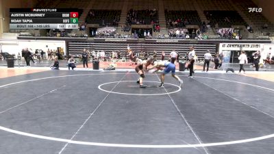 149 lbs Final - Austin McBurney, Brown vs Noah Tapia, Hofstra-Unatt