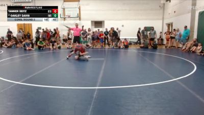 69-75 lbs Cons. Round 2 - Oakley Davis, Iguanas Wrestling Club vs Tanner Seitz, Relentless Training Center