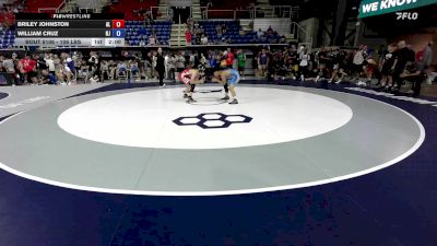 106 lbs Champ. Rd Of 128 - Briley Johnston, AL vs William Cruz, NJ