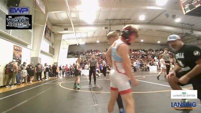 67 lbs Consi Of 4 - Aidan Slagter, Honey Badgers Wrestling Club vs Emmitt Pinkston, Catoosa Youth Wrestling