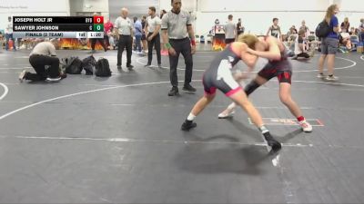140 lbs Finals (2 Team) - Joseph Holt Jr, Backyard Brawlers vs Sawyer Johnson, Cartel