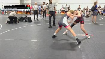 140 lbs Finals (2 Team) - Joseph Holt Jr, Backyard Brawlers vs Sawyer Johnson, Cartel