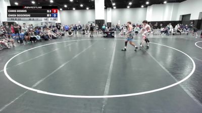 165 lbs Chris Dennis, Pennsylvania Red vs Owen Segorski, Michigan Blue