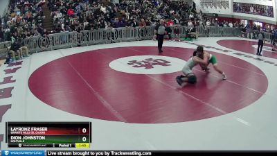 150 lbs Semifinal - Dion Johnston, Holtville vs Layronz Fraser, Granite Hills (El Cajon)