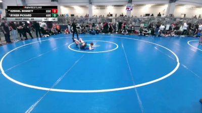 85 lbs Cons. Round 2 - Ezekiel Bennett, NB Elite Wrestling Club vs Ryker Pickard, All American Wrestling Club