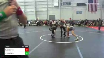 116 lbs Quarterfinal - Kaleb Viray, Pride WC vs Tyler Tonella, Bay Area Dragons