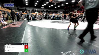 60 lbs Consi Of 8 #1 - Frankie Castro, CCYO vs Blaine Clark, Tuttle Wrestling