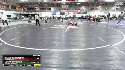 184 lbs Cons. Round 4 - Shane Duckworth, Missouri Valley vs Logan Bottcher, Central Methodist