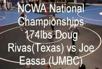NCWA National Championships 174lbs Doug Rivas(Texas)vsJoe Eassa(UMBC)
