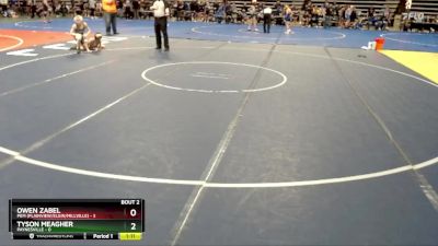 95 lbs Quarterfinals (8 Team) - Tyson Meagher, Paynesville vs Owen Zabel, PEM (Plainview/Elgin/Millville)