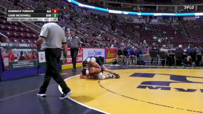 160 lbs First Round - Dominick Tunison, Nazareth Area vs Cade McDowell, Downingtown East