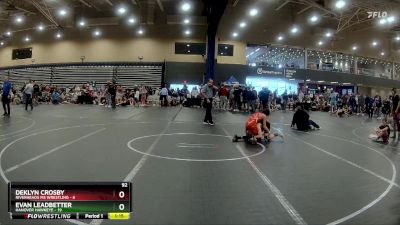 92 lbs Round 4 (8 Team) - Evan Leadbetter, Hanover Hawkeye vs Deklyn Crosby, Riverheads MS Wrestling