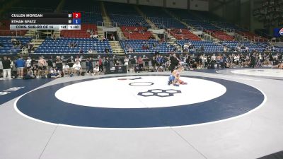 94 lbs Cons. Sub-rd Of 16 - Cullen Morgan, Michigan vs Ethan Spatz, Nebraska