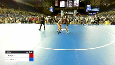 175 lbs Cons 32 #2 - Jacob Range, WI vs Genaro Pino, CO