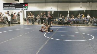 80 lbs Round Of 64 - Camden Batton, MN vs Johnny Messina, NJ