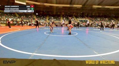 76 lbs Semifinal - Julian Lawrence, Steel Valley Renegades vs David Crawford, Spatola