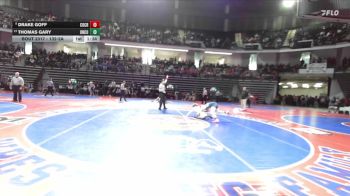 132-2A Semifinal - Drake Goff, Coahulla Creek vs Thomas Gary, Union County