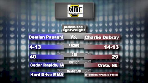 Demian Papagni vs. Charlie Dubray - MCF 14 Replay